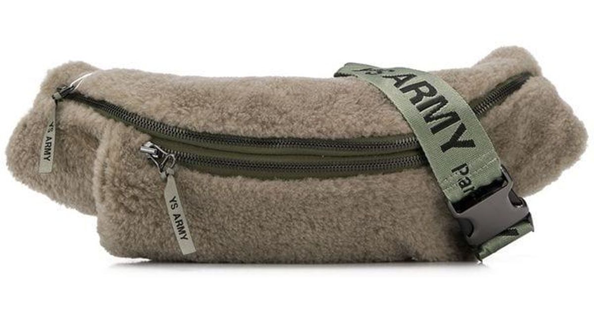 Army by Yves Salomon Fur Belt Bag in Green for Men - Lyst