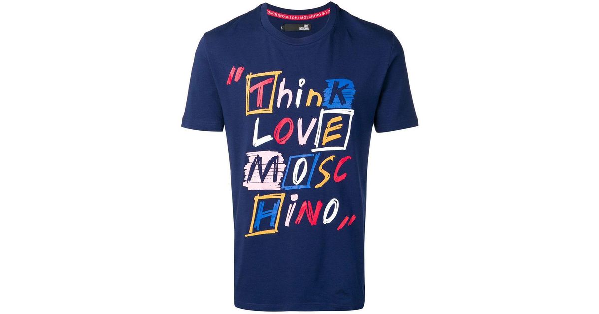 think love moschino t shirt