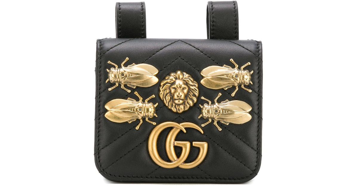 gucci animal stud belt
