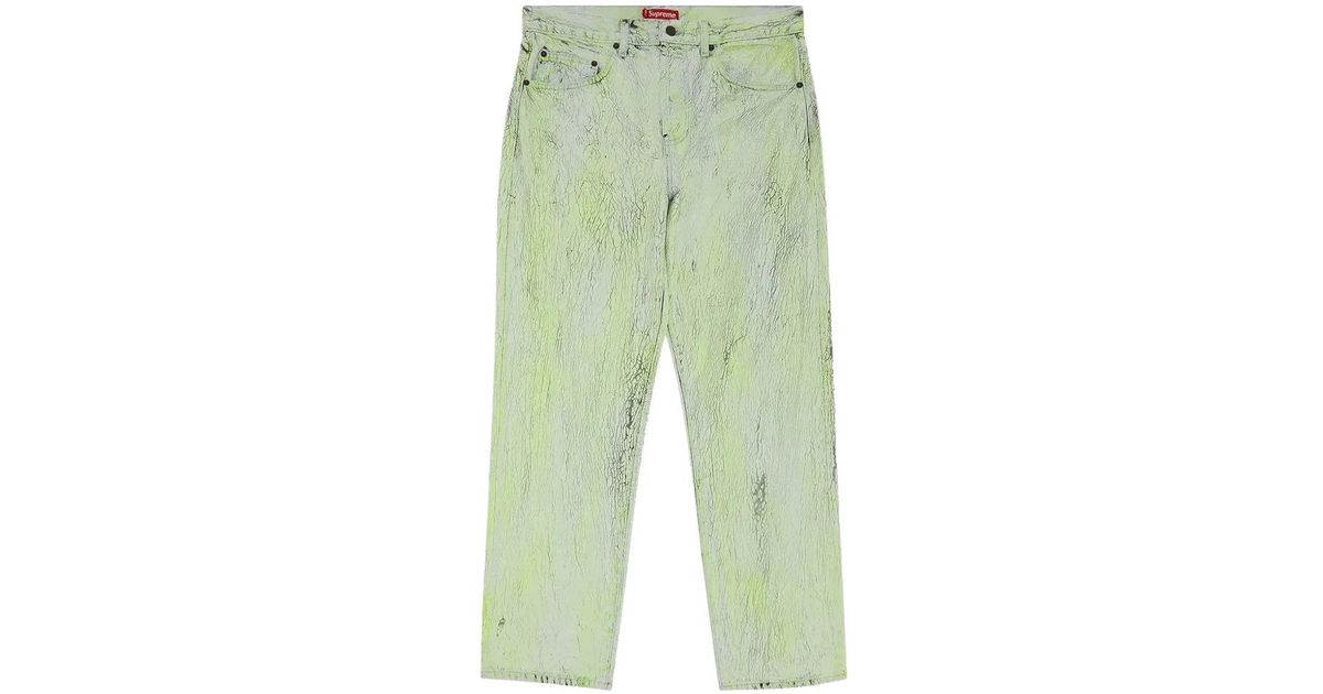 Supreme Regular Jean Green 32 Size 30 Supreme Regular Jean 【公式 