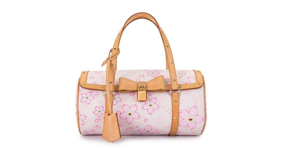 Louis Vuitton x Takashi Murakami Cherry Blossom Monogram Pink Bag Pochette