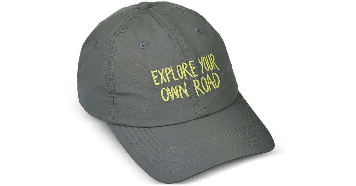 Normal Cap Pas Normal Studios Adjustable Strap Baseball Cap in Gray for Men | Lyst