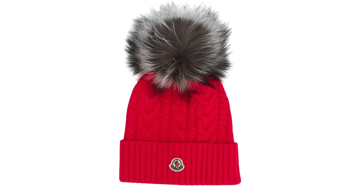 bonnet moncler rouge