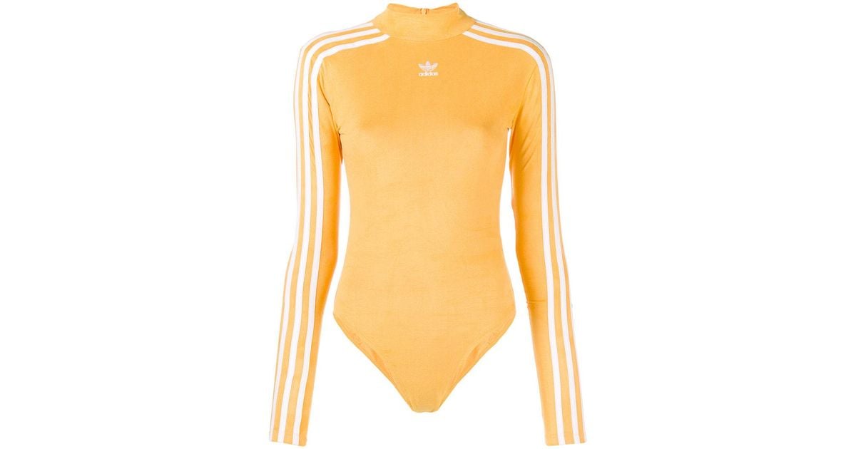 adidas bodysuit yellow