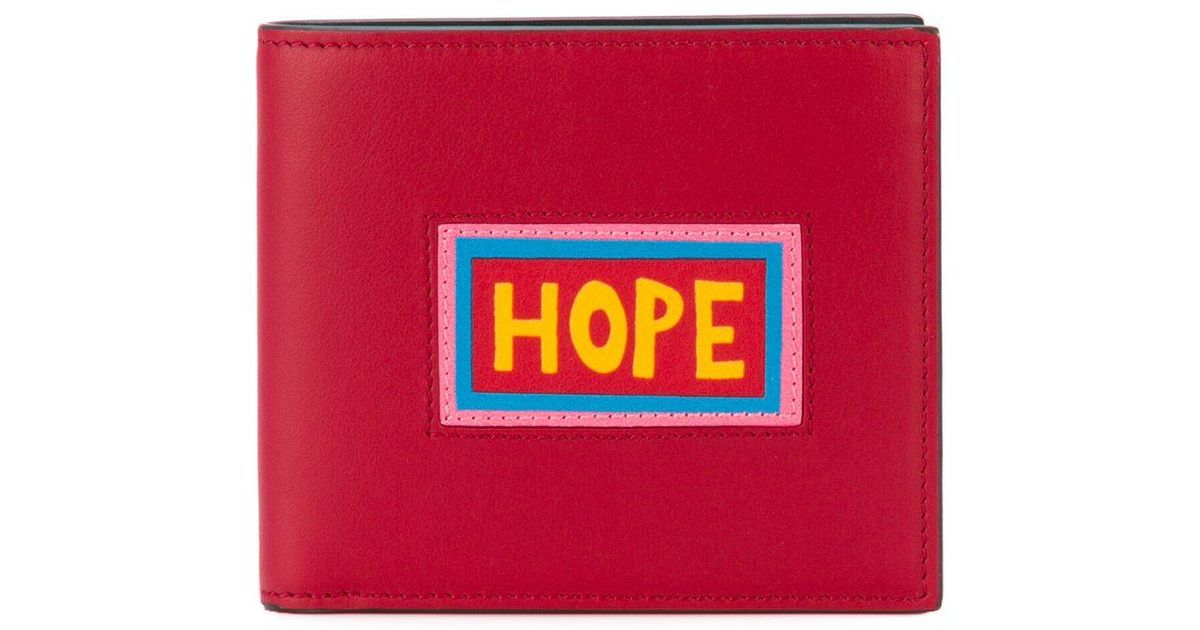 red fendi wallet