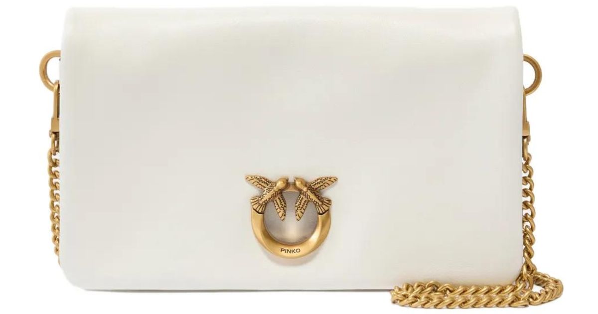 Pinko Love Bag Click Soft Horizontal Mini Small Crossbody Clutch