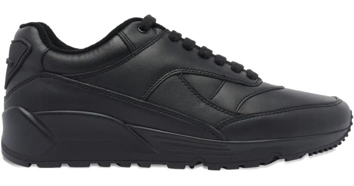 SAINT LAURENT バンプ スニーカー ブラック 大人気 数量限定 メンズ Saint Laurent バンプ スニーカー（スムースレザー