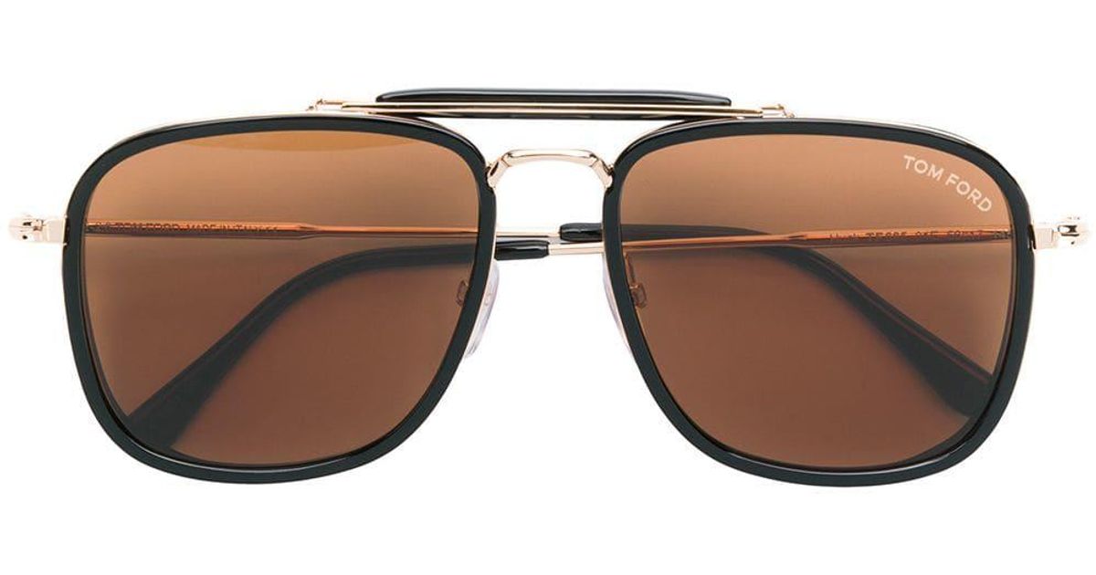 Tom Ford Huck Sunglasses in Black for Men | Lyst