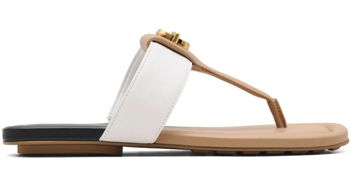 Marc Jacobs The Dual T Sandals in Natural | Lyst