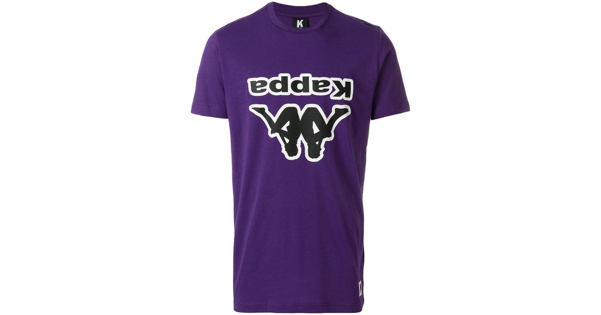 kappa t shirt purple