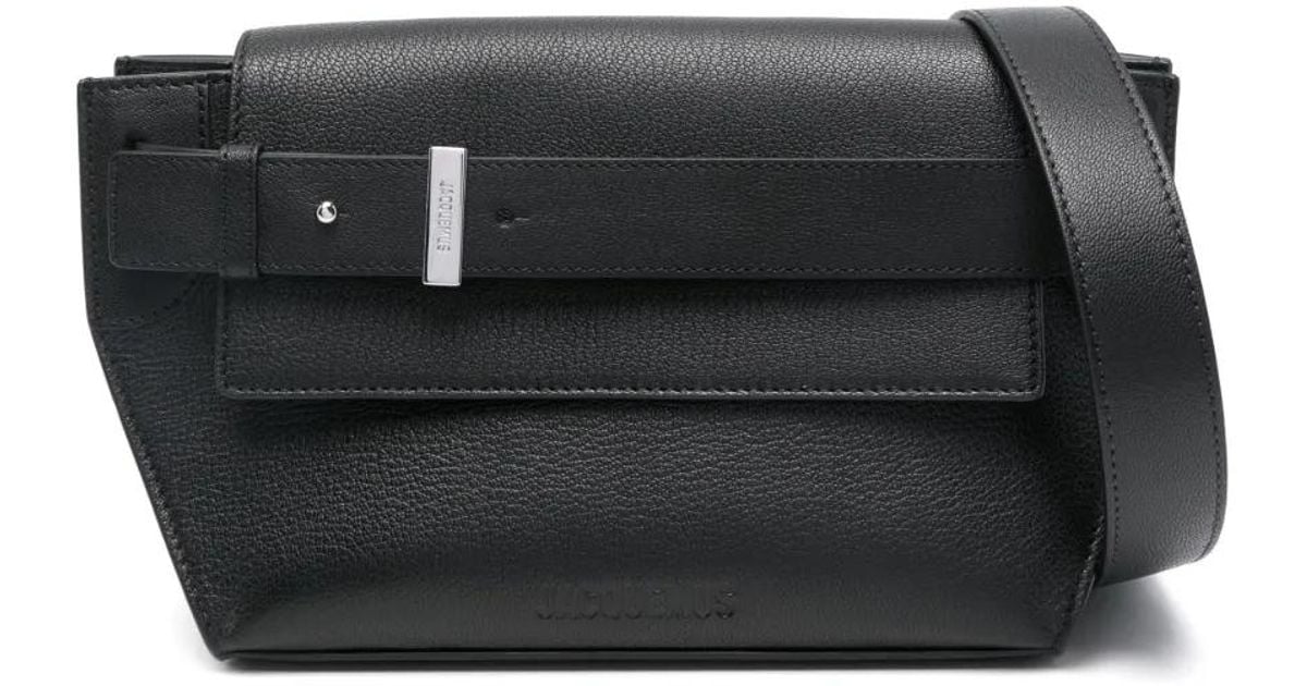 メンズ Jacquemus Le Messenger Capri バッグ ブラック | Lyst