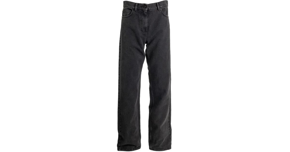 The Row Clair Straight-Leg Jeans in Black | Lyst UK