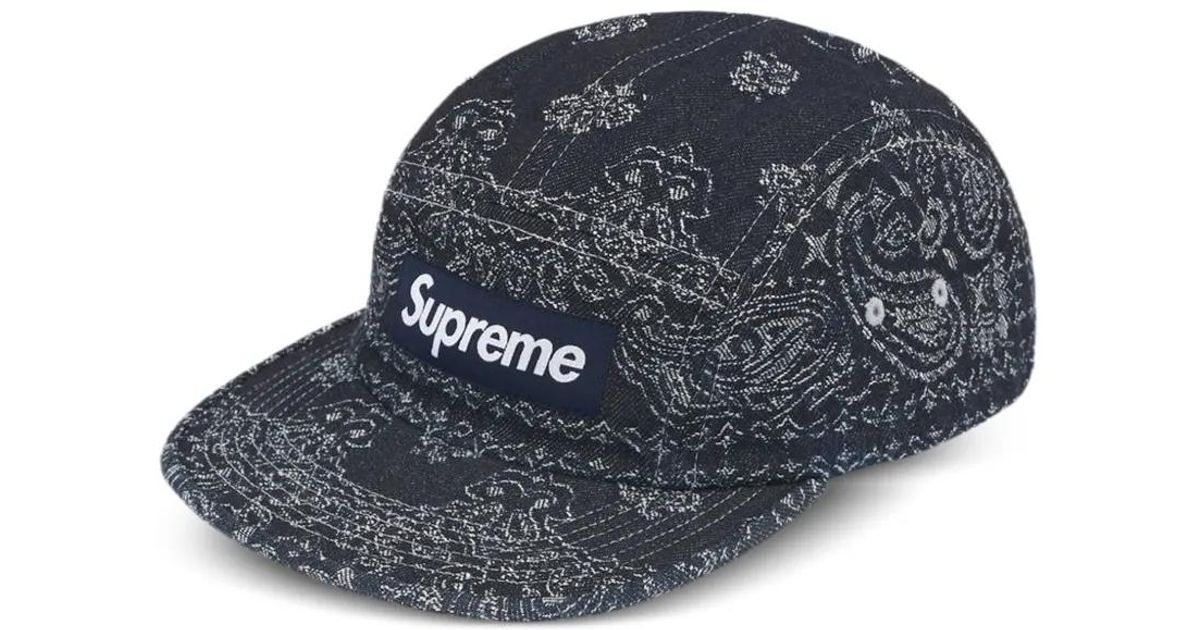 帽子 Supreme Bandana JacquardDenim Cap Indigo Supreme Bandana-Jacquard Denim Cap in Blue for Men | Lyst Canada