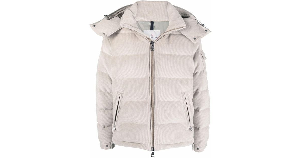 Moncler Maya Corduroy Padded Short Jacket in Natural for Men Lyst