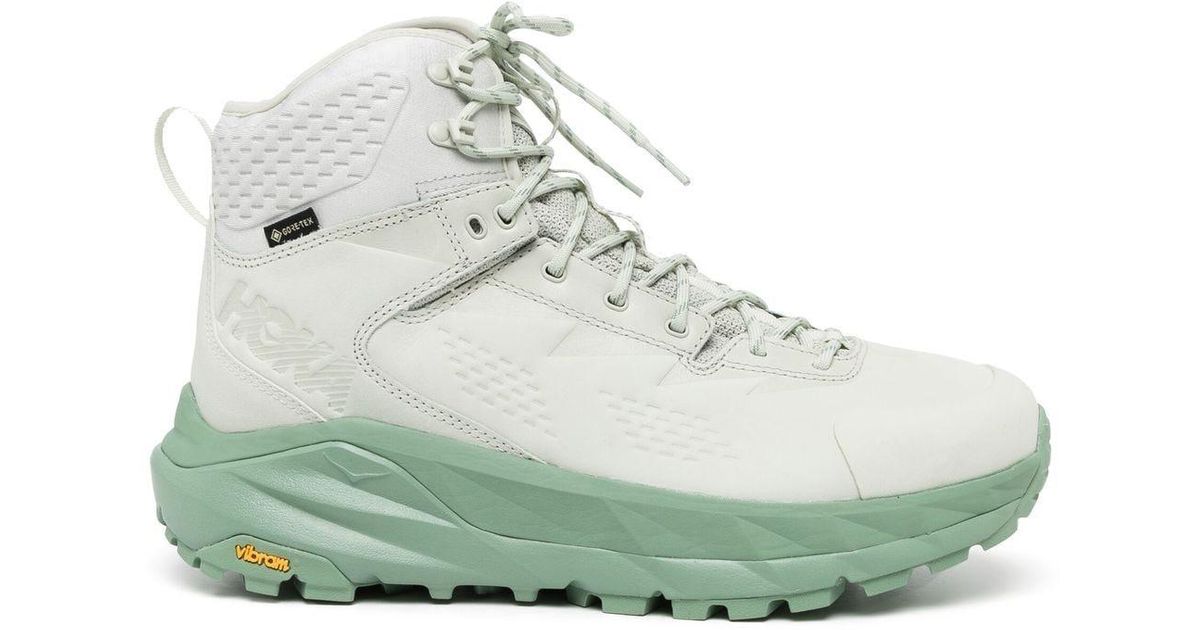 Hoka One One Kaha Gtx Hiking Boots in Green for Men | Lyst