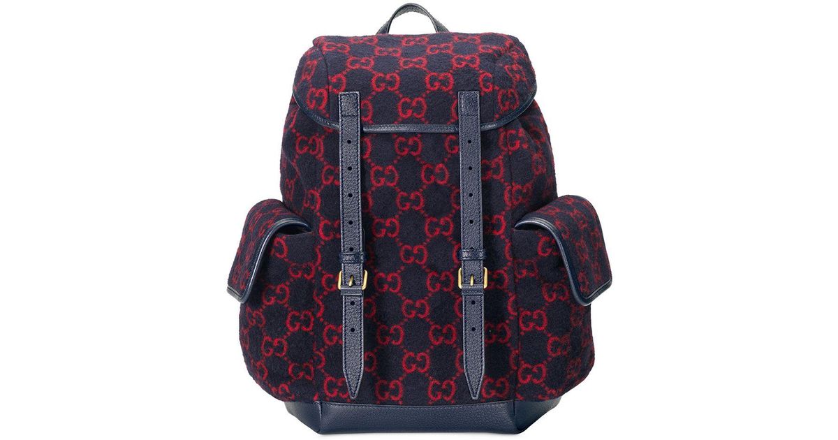 Gg ripstop nylon backpack - Gucci - Men | Luisaviaroma