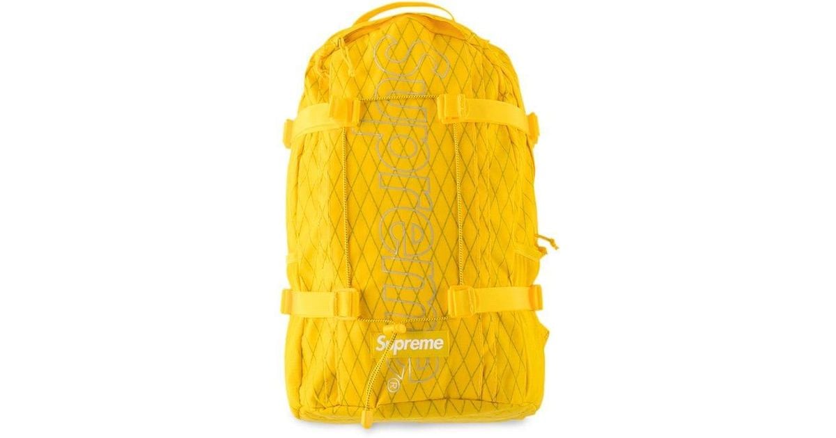 yellow supreme bag