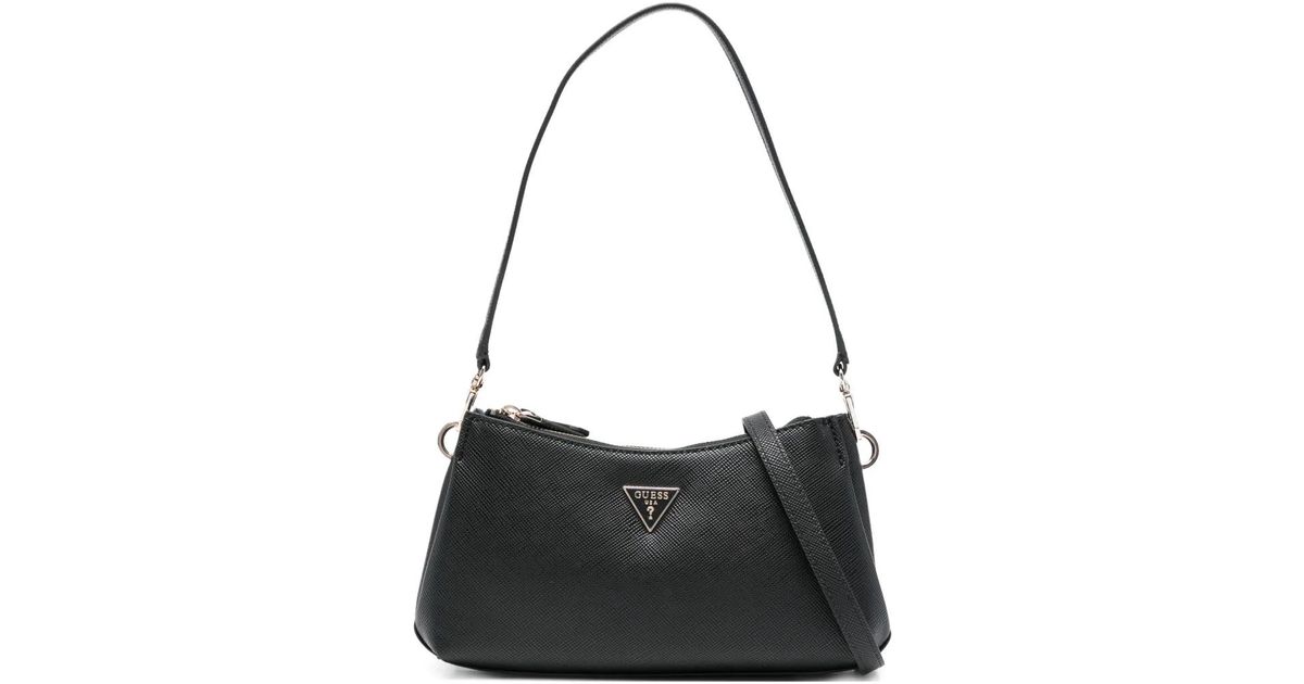 Guess Mini Noelle Shoulder Bag in Black | Lyst