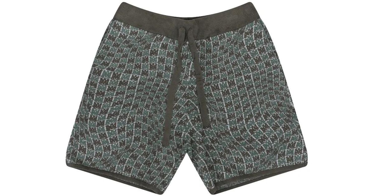 Amiri Ma Swirl Drawstring Shorts in Grey for Men | Lyst UK