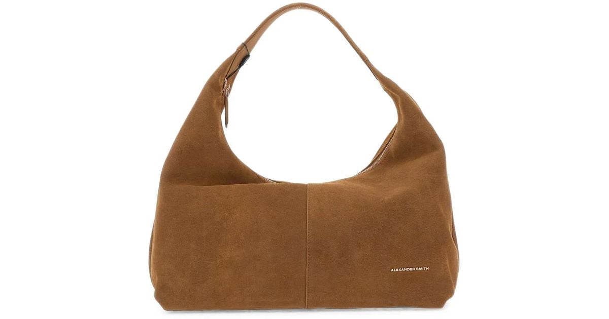 alexander-smith-medium-chloe-logo-plaque-tote-bag-in-brown-lyst-uk