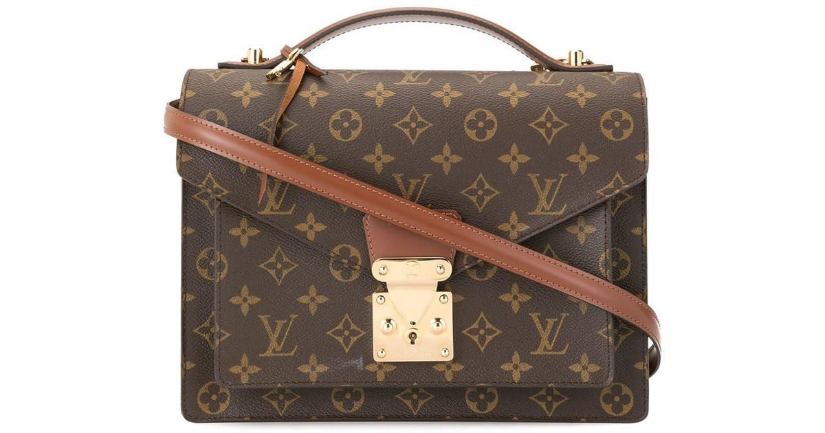 Louis Vuitton Monogram Monceau 28 Hand Bag 2way M51185 LV Auth