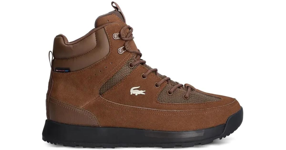 Brown Lacoste Urban Breaker High Lacoste Urban Breaker Boots In