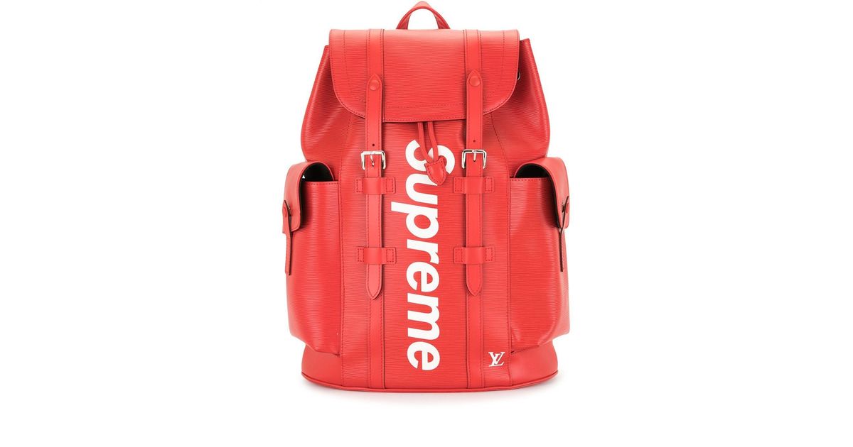 louis vuitton supreme christopher backpack