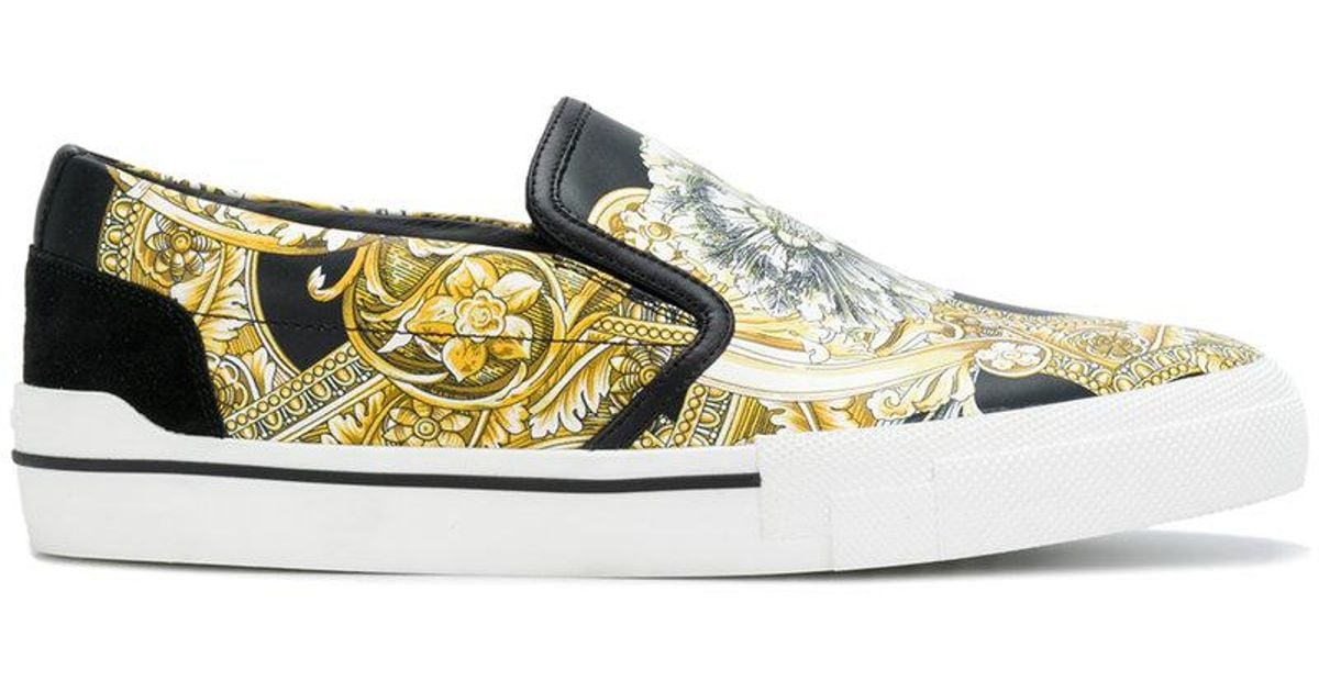 versace slip ons