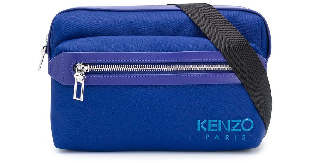 Sac banane à forme rectangulaire KENZO pour homme en coloris Bleu | Lyst