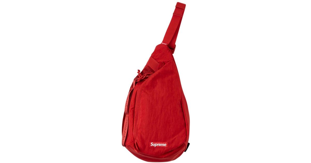 Supreme Sling Shoulder Bag in Red - Lyst