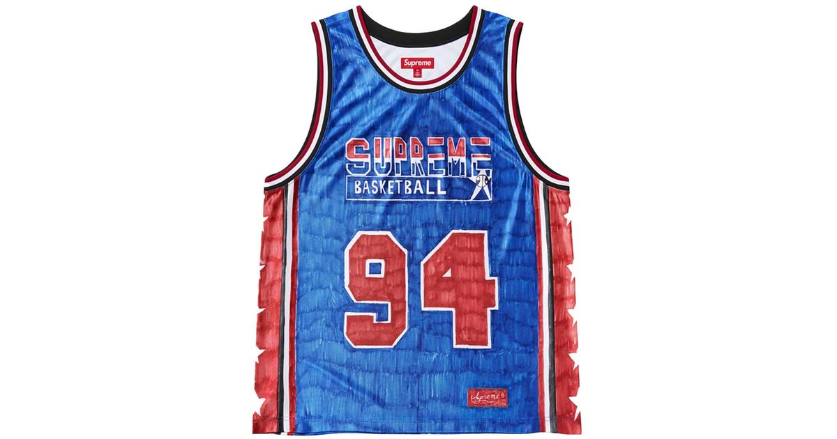Supreme Basketball Jersey in Blue for Men | Lyst UK