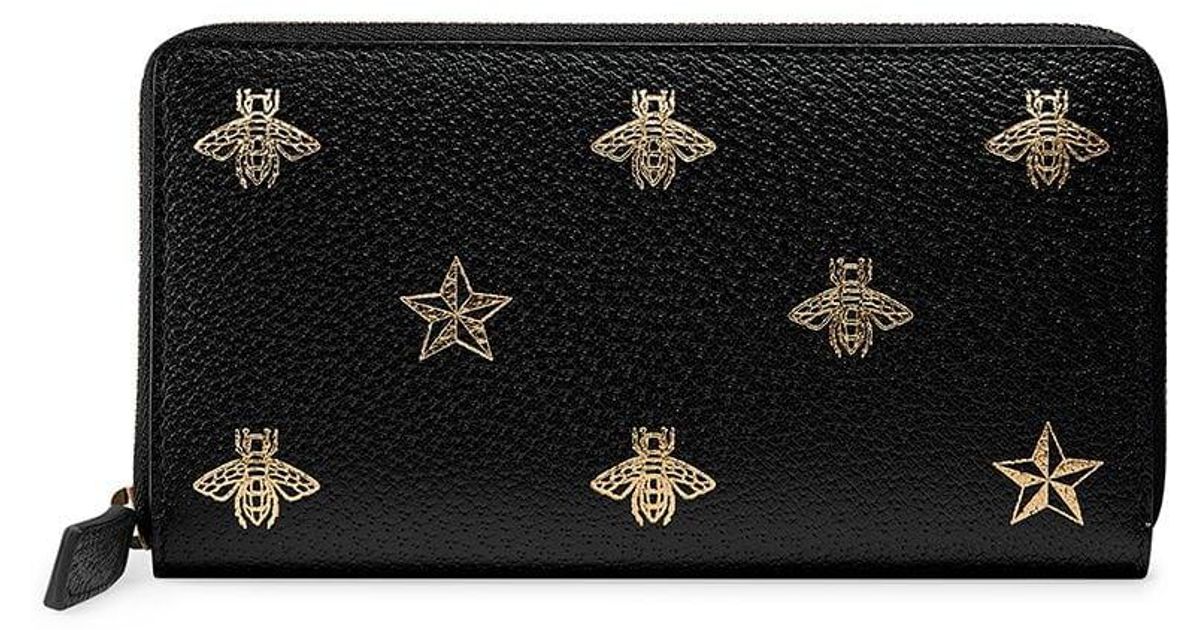 gucci bee star wallet