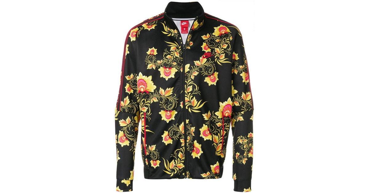 Nike floral track jacket new arrivals