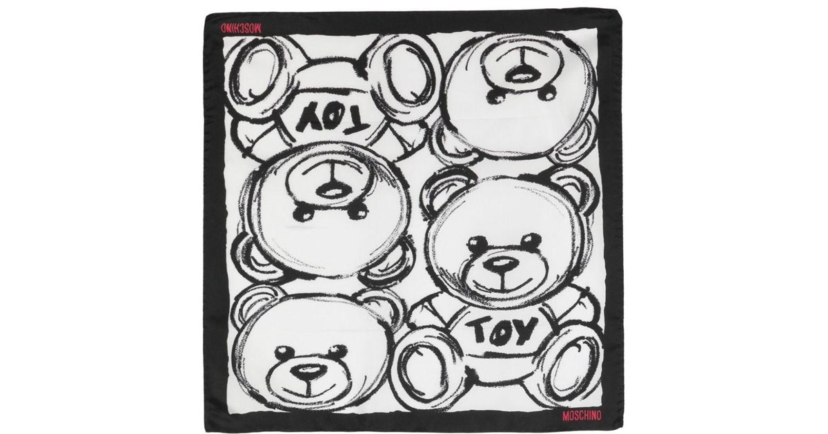 Moschino Teddy Bear-motif Scarf - Farfetch