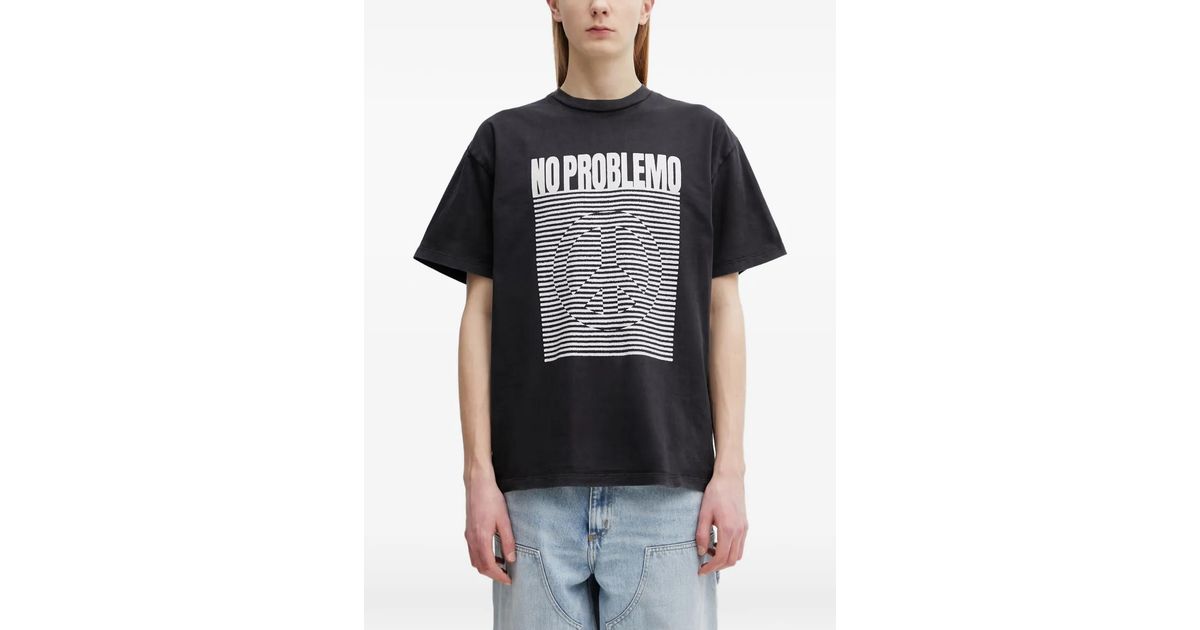 No Problemo Cnd Wave Regular Fit T-Shirt in Black | Lyst UK