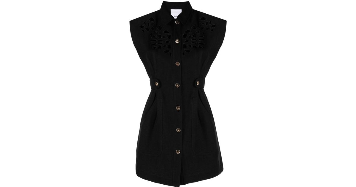 Acler Delacourt cut-out dress - Black