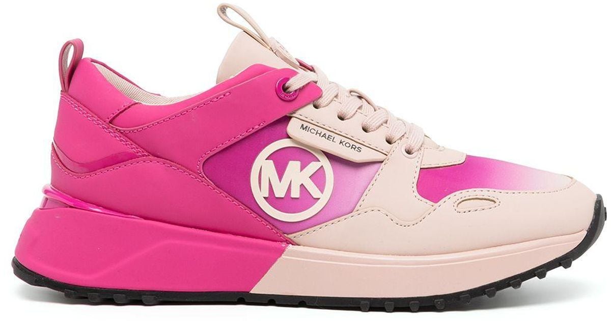 michael kors soft pink sneakers