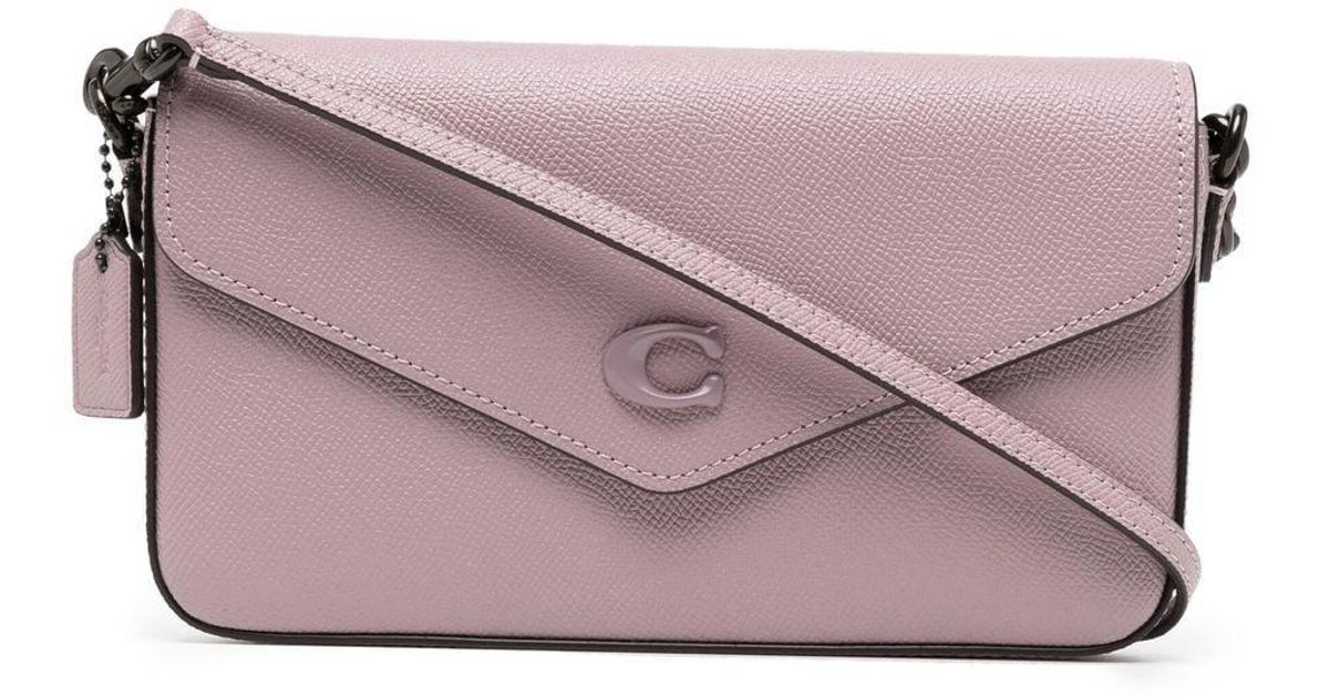 COACH Wyn Leather Cross-body Bag in Pink | Lyst UK