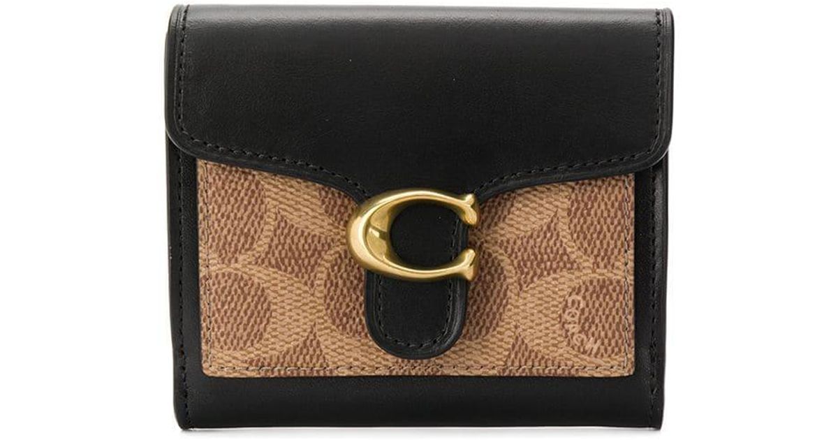 coach-c-logo-wallet-in-black-lyst