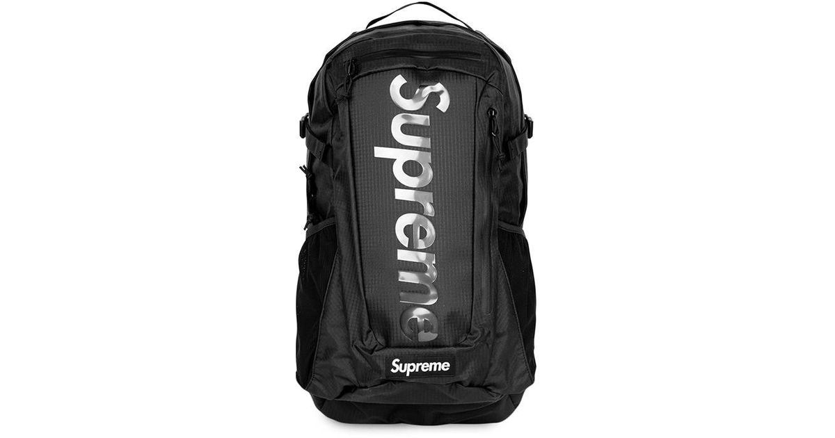 Supreme Logo-print Backpack ss 21 in Black