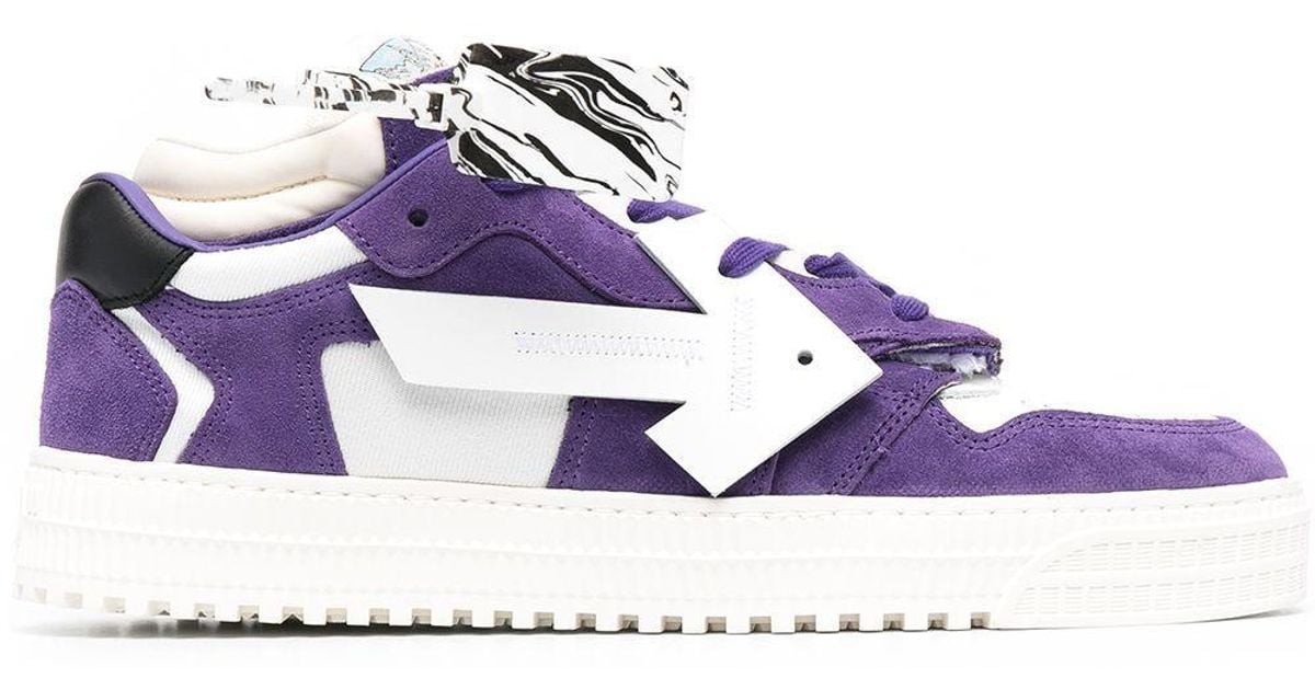 Off white 2025 purple sneakers