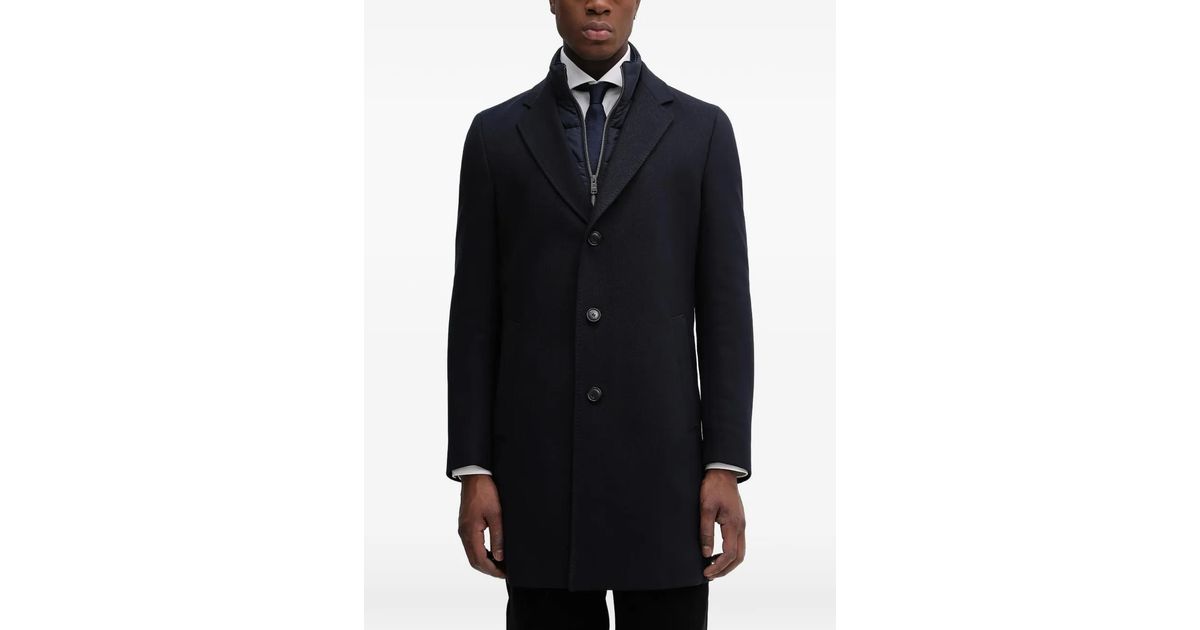 Boss Button BOSS Button-Up Jas in het Blauw voor heren | Lyst NL