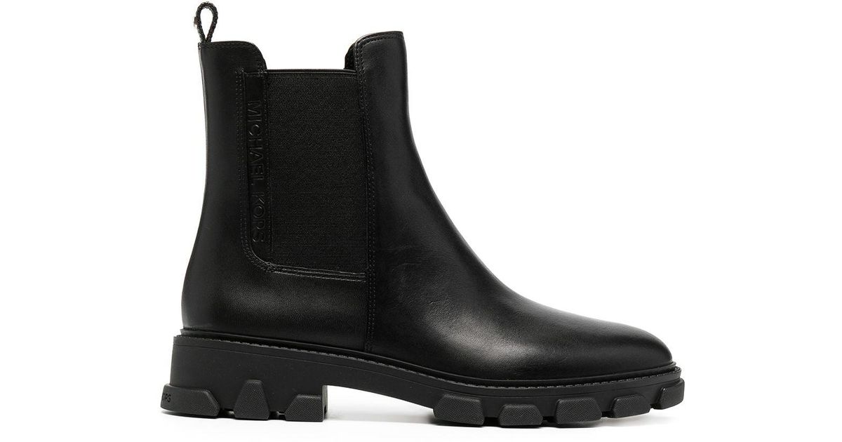 michael kors ridley leather ankle boot
