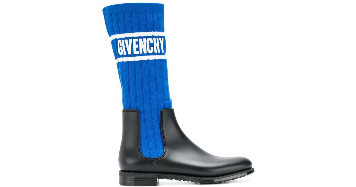 givenchy sock boots blue