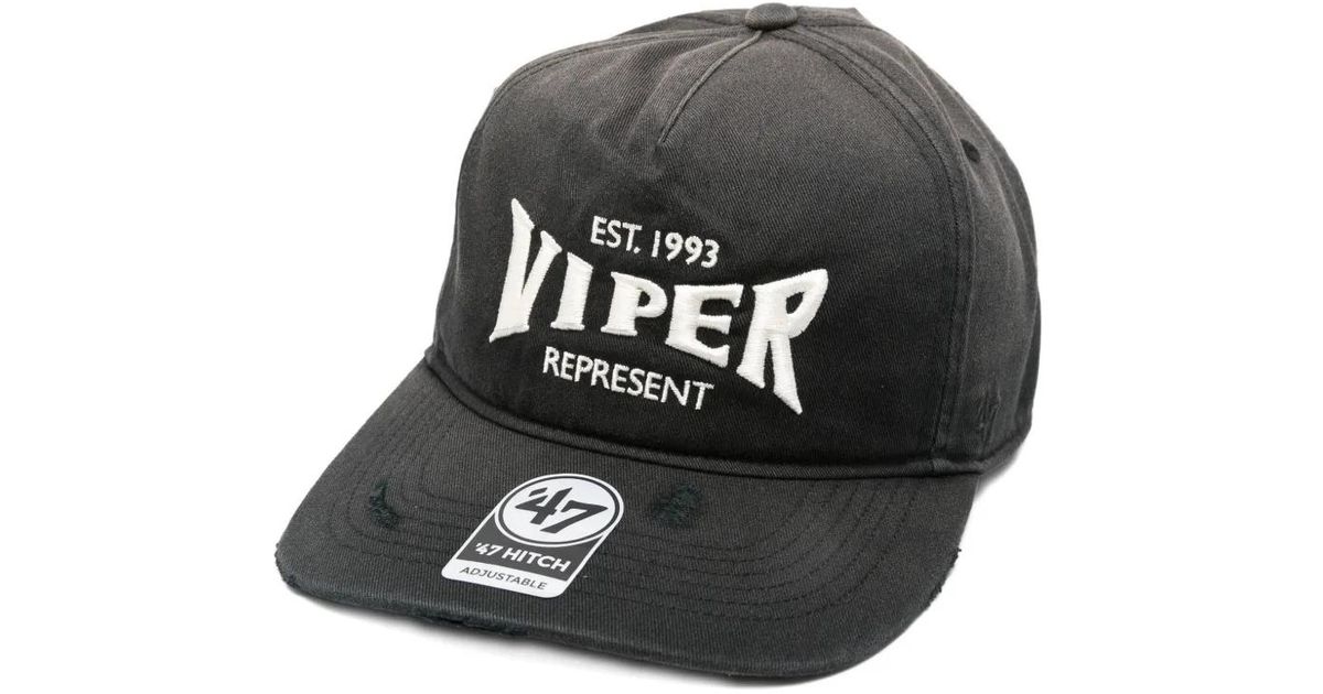 Represent X '47 Viper Room Embroidered Baseball Cap in Black for Men ...