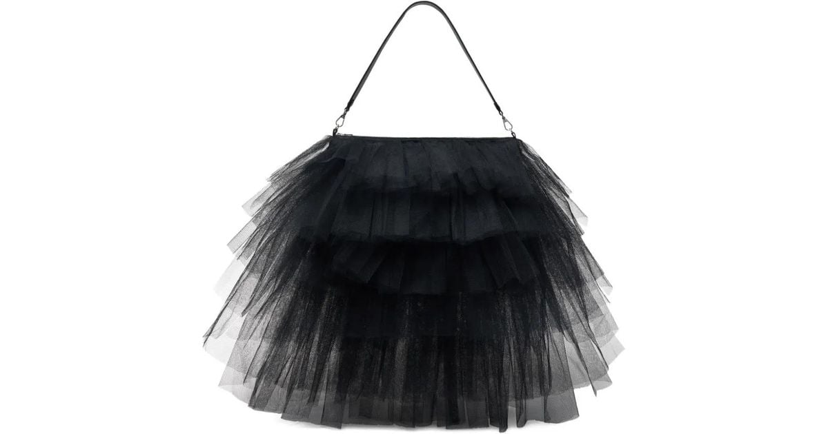 Simone Rocha Frilly ショルダーバッグ ブラック | Lyst