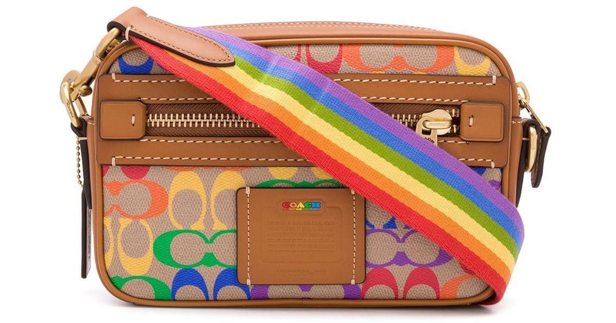 COACH Academy Rainbow Crossbody for Men | Lyst