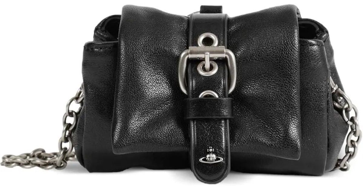 Vivienne Westwood Hazel Treasure バックル ハンドバッグ ブラック | Lyst