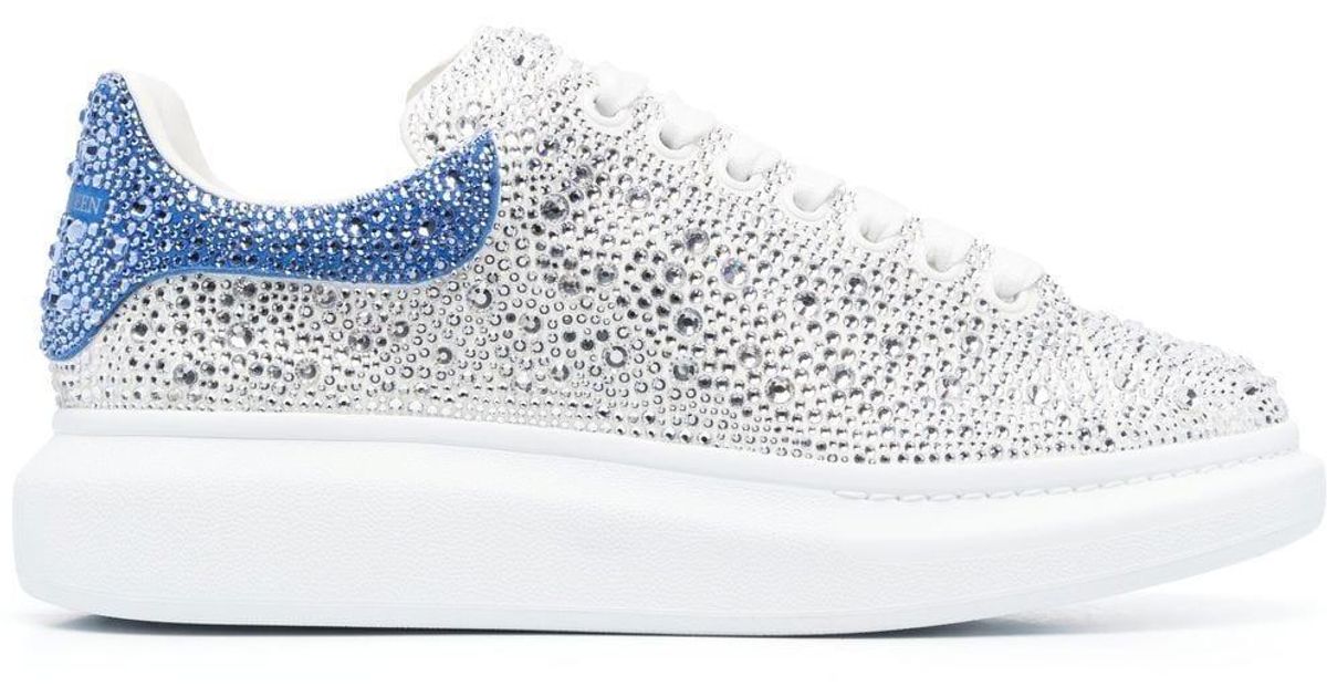 Alexander McQueen Oversized crystal-embellished Sneakers - Farfetch