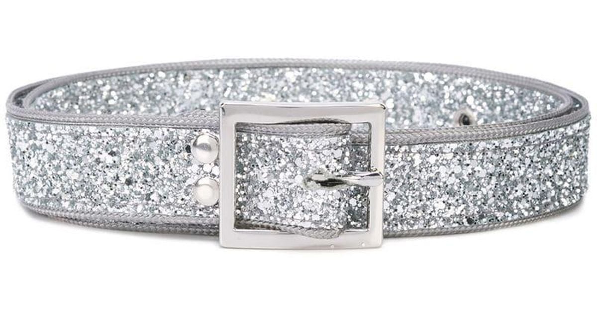 Amiri Glitter Belt in Metallic for Men Lyst
